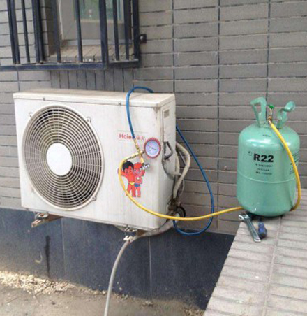 个旧空调加氟